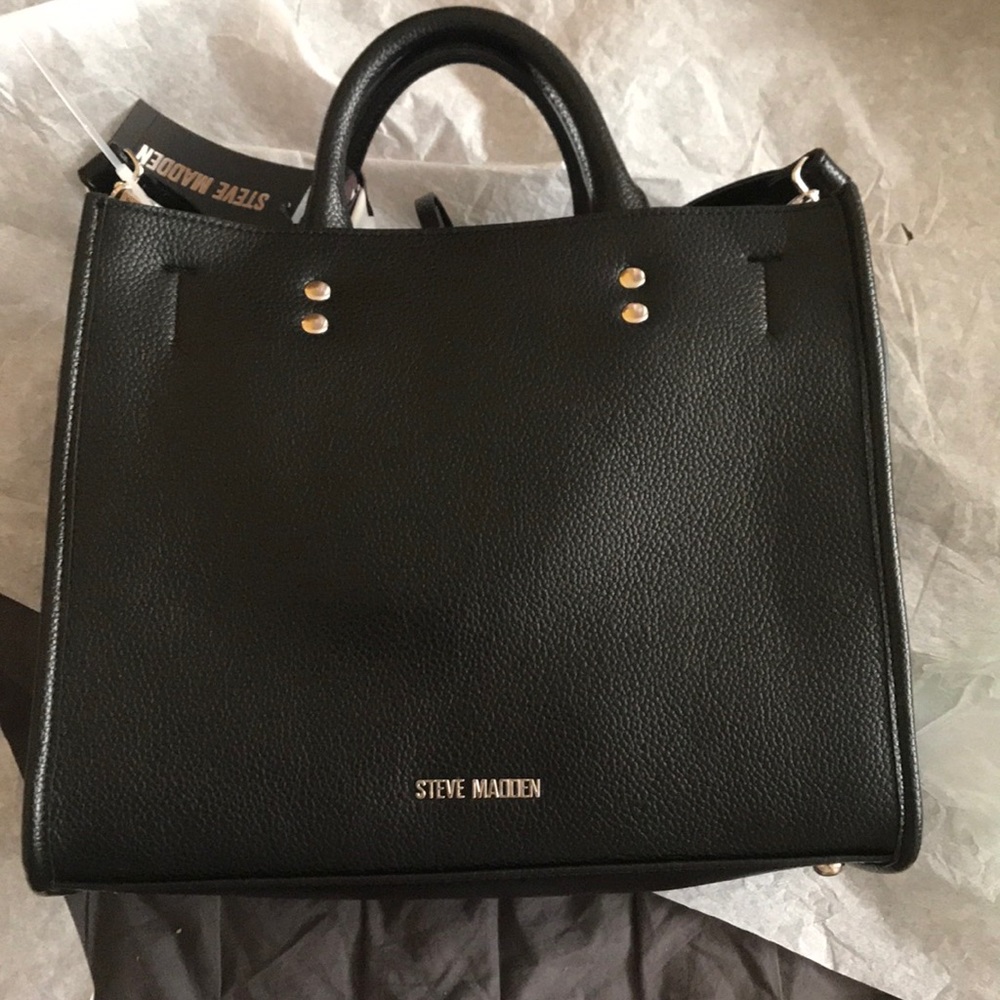 Steve Madden Satchel with Scarf Detail - Picture 4 of 7